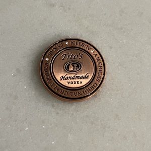 Tito’s golf ball marker
